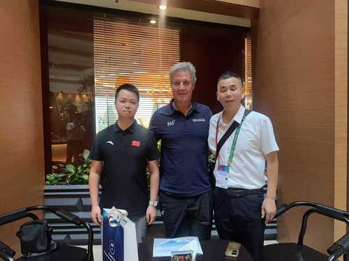 latest company news about Yinghui Sports Advances Global Partnerships Following Meeting with World Aquatics