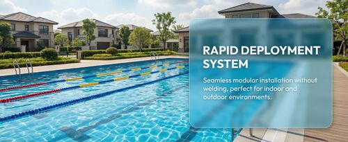 latest company news about Modular ZAM Steel Swimming Pool Project in South America