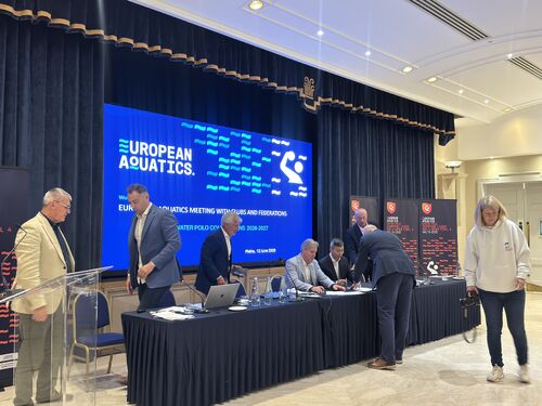 latest company news about Lokang Sports Strengthens Global Partnership with World Aquatics, European Aquatics, and Africa Aquatics at Malta Water 