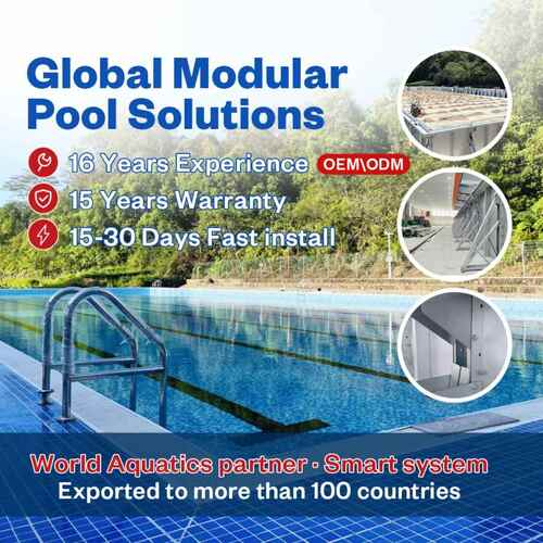 latest company news about Steel Structure Prefabricated Swimming Pools: A Revolutionary Breakthrough in Traditional Pool Construction
