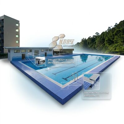 Skimmer piscina piscina esterna Modelli personalizzati blu trasparenti progettati per ottimizzare la circolazione dell'acqua e la pulizia