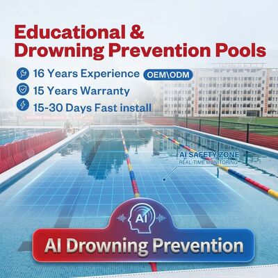 Pump Included Outdoor Swimming Pool Durable PVC Reinforced Vinyl Various Depth Options Ideal for Commercial Recreational