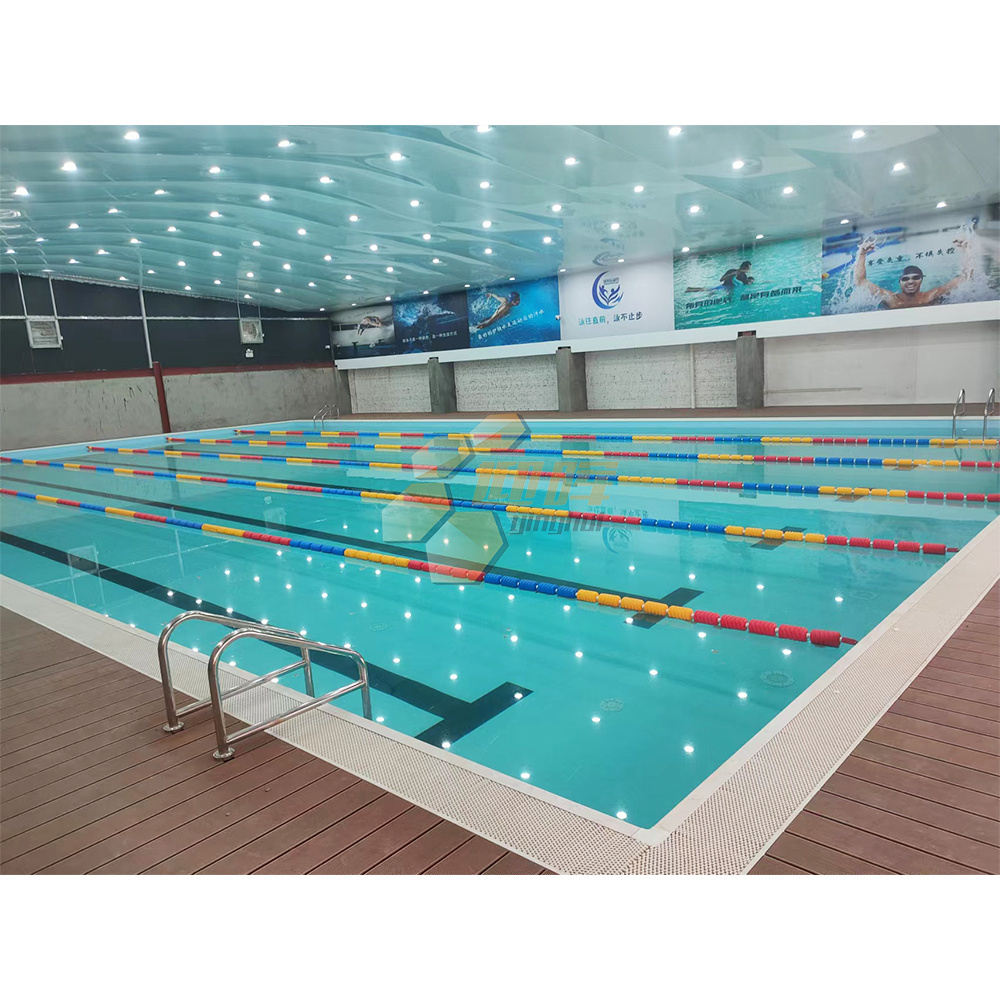 Prefab Steel Pool Water Return Design Indoor Swimming Pool Prefabricated Zam Steel ...
