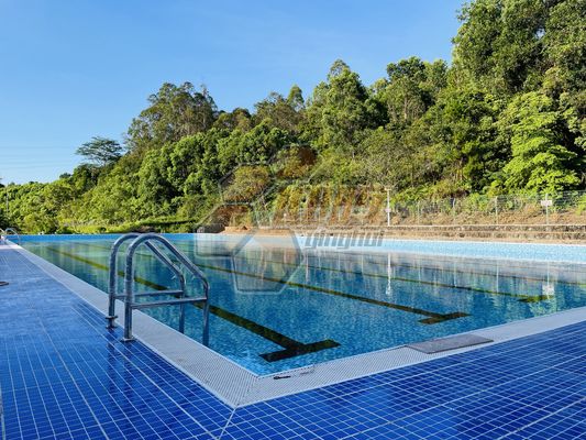 Rectangular Prefabricated Competition Swimming Pool Water Temperature At 25℃ - 28℃