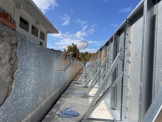 Giá tốt Hồ bơi giải trí bằng thép 50x25x2M / 25x20x2M với Hệ thống điều khiển thông minh trực tuyến