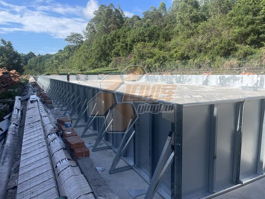 Buen precio Piscina de ocio de acero anticorrosión con funcionalidad de seguridad anti ahogamiento en línea