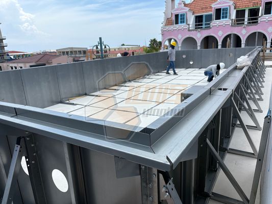 OEM Reusable Above Ground Swimming Pool Aluminum With Anti Corrosion Treatment
