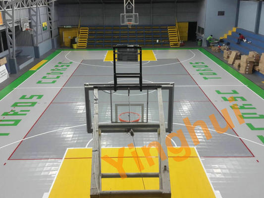 Indoor Portable Multi Purpose Sport Courts Flooring Suspended Flooring Surface