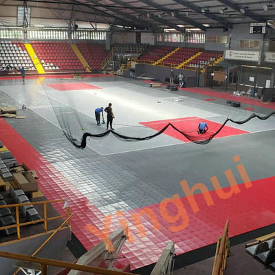 Anti Slip PP Plastic Indoor Sports Flooring Basketball Football Handball Futsal Court Flooring