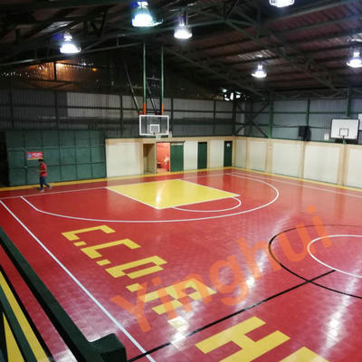 Anti Slip PP Plastic Indoor Sports Flooring Basketball Football Handball Futsal Court Flooring