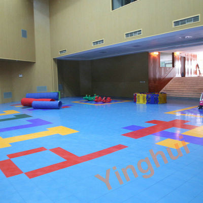 Interlocking Install Maple Wood Like Board Shock Absorbing Indoor PP Basketball Court Flooring Tiles