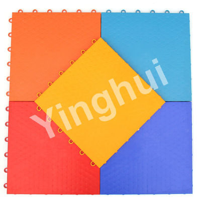 Colorful PP Indoor Children Playground Flooring Reusable Kids Playarea Tiles