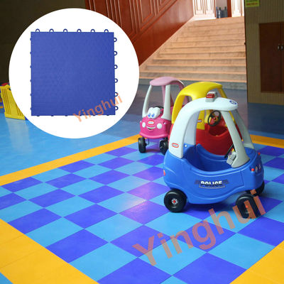 Colorful PP Indoor Children Playground Flooring Reusable Kids Playarea Tiles