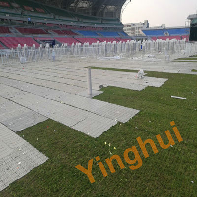 Outdoor Removable Concert Stage Flooring Rolls Light Weight