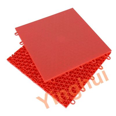 Indoor Modular Sport Courts Solid Surface Anti Slip Volleyball Flooring Table Tennis Floor PP Tiles
