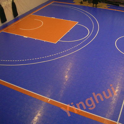Indoor Multiuse Modular Plastic Sports Flooring For Roller Skate Handball Racket Fustal Volleyball