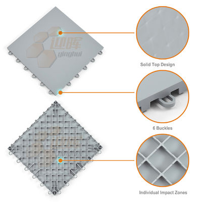 Assembly Multi Purpose Indoor Portable Grey Sports Flooring for Volleyball Basketball Handball Fustal Court