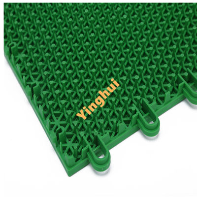 Customized Triangle Grid FIBA Approved Tiles 25x25cm Tennis Court Flooring Tiles
