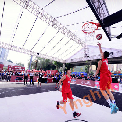 Outdoor Synthetic FIBA Approved Tiles 3x3 Sport Court Tiles For Pickleball Basketball Badminton