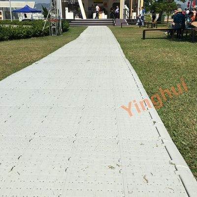 Heavy Duty Fireproof PP Plastic Weeding Banquet Shelter Tent Floor Temporary Non Slip Turf Protection Flooring