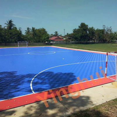 Outdoor Sports Flooring Triangle Grid Suspension Type Volleyball Flooring For Outdoor Court Protection