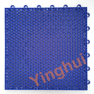 Synthetic FIBA Approved Tiles Portable Outdoor Sports Floor Tile For Basketball Court