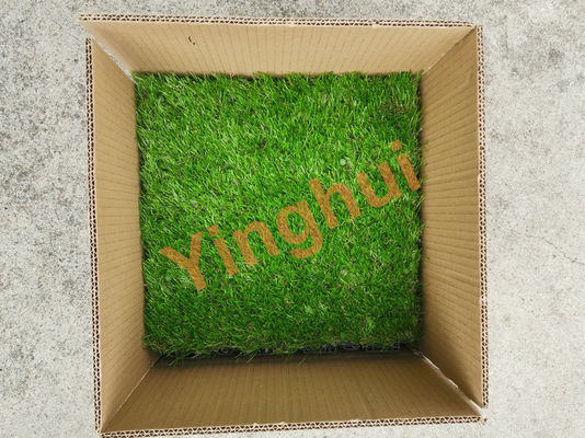 Modular Artificial Grass Turf Indoor Tiles Floor With PP Plastic Base for Balcony Garden
