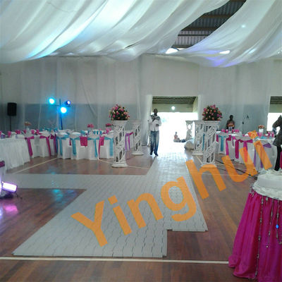 Portable Plastic Event Decking Tent Flooring Roll Up Flooring Turf Tiles