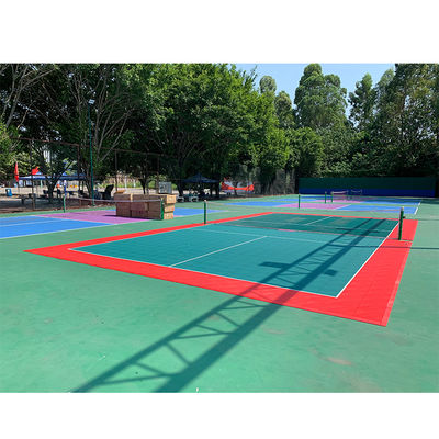 Portable Suspension Type Outdoor Inter Lockable PP Tennis Pickleball Court Flooring Tile