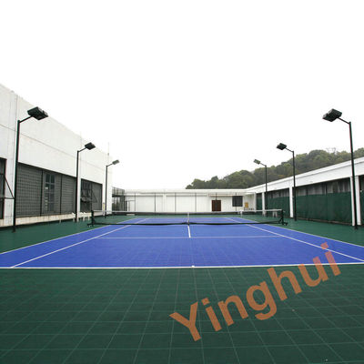 Portable Suspension Type Outdoor Inter Lockable PP Tennis Pickleball Court Flooring Tile