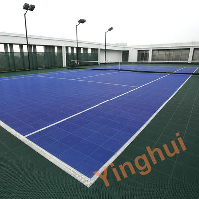Portable Suspension Type Outdoor Inter Lockable PP Tennis Pickleball Court Flooring Tile