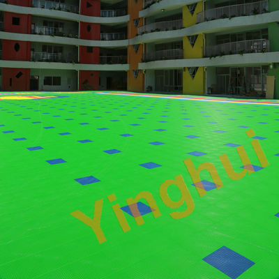Anti Slip Outdoor Modular Suspension Inter Lock Futsal Court Sports Flooring Tiles Matted Finished