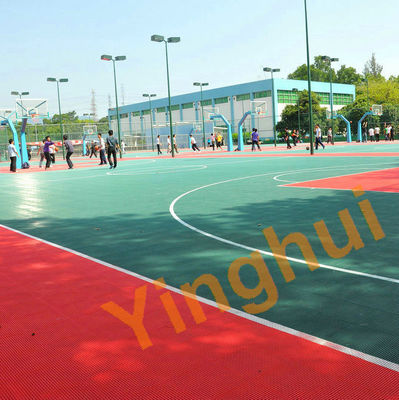 Sports FIBA Approved Tiles PP Portable Futsal Outdoor Basketball Court Flooring