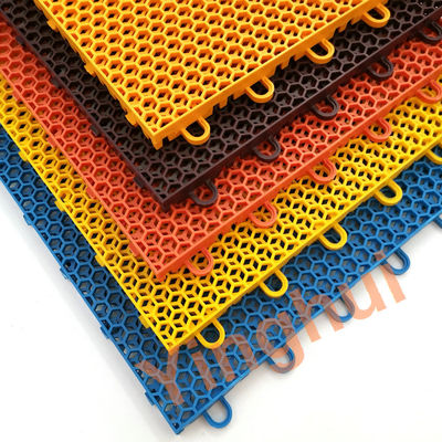Sports FIBA Approved Tiles PP Portable Futsal Outdoor Basketball Court Flooring