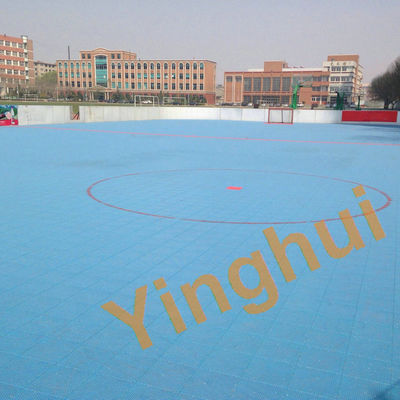 Solid Surface Outdoor Interlock Basketball Futsal Tennis Court Flooring Custom Colors