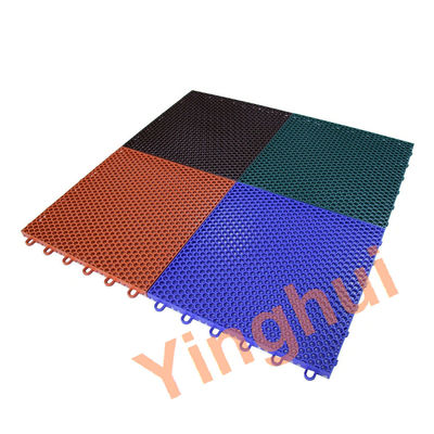 Portable Outdoor Basketball Court Flooring Plastic Tiles Interlock Handball Flooring