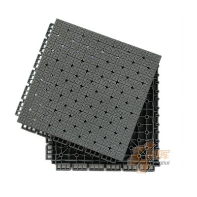Interlocking Multipurpose Sports Floor Tiles High Density Modular Basketball Court Soft Rubber PP FIBA