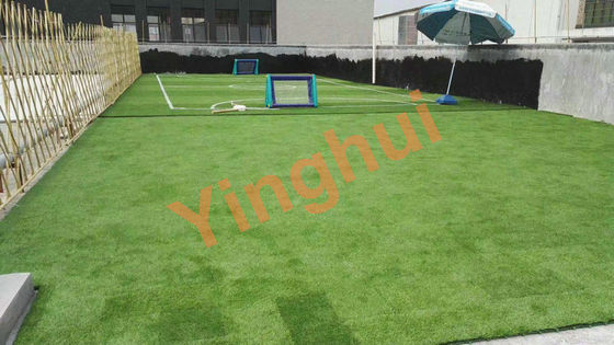PP Grass Protection Floor Artificial Grass Tiles Interlocking Turf For Football Sports