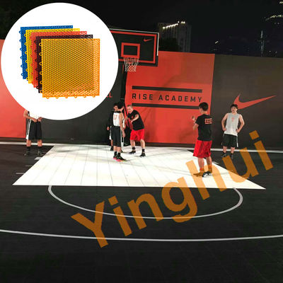Outdoor Interlocking Sports Tiles Backyard 3x3 Basketball Court Flooring Tiles Mat