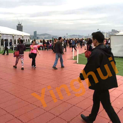 Interlocking Modular Pp Plastic Portable Outdoor Tent Event Flooring Turf Protection Event Flooring
