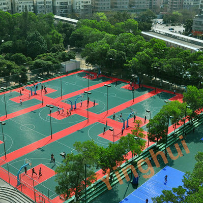 Outdoor Tiles Sport Flooring For Volleyball Badminton Tennis Basketball Court