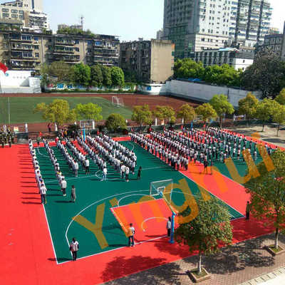 Outdoor Tiles Sport Flooring For Volleyball Badminton Tennis Basketball Court