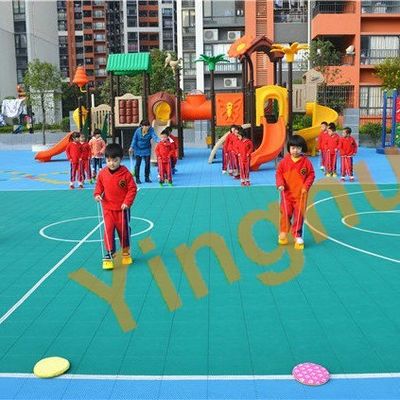 Tartan Basketball Gym Floor Synthetic Volleyball Court Outdoor Sport Flooring