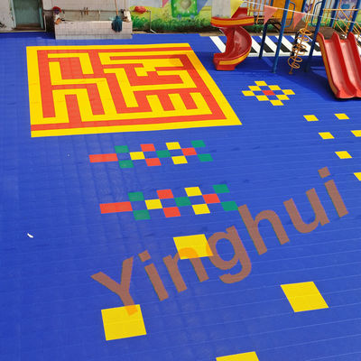 Customized Durable Interlocking Sport Court Gym Flooring Basketball Court Tiles Outdoor