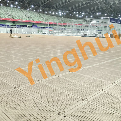 Outdoor Event Flooring Plastic Waterproof Flooring With Holes and No Hole Surface