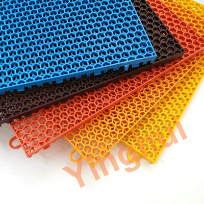 Portable Outdoor Interlocking Plastic Floor Tile For Futsal Suppliers Sport Flooring For Field And Playground
