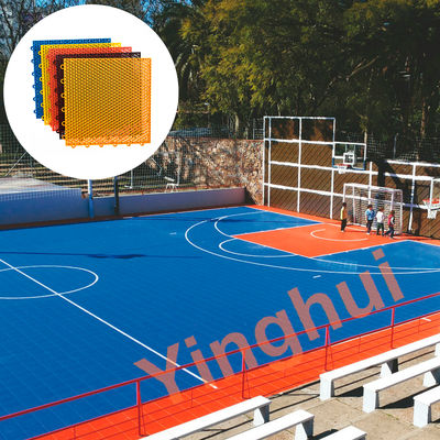 Portable PP Sports Flooring Tiles Interlocking Basketball Outdoor Sport Court Flooring