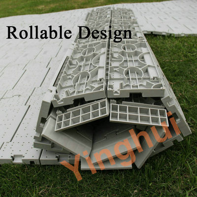 UV Resistant Roll Up Event Floor Outdoor Portable Modular Plastic Tent Flooring For Protection Grass Floor