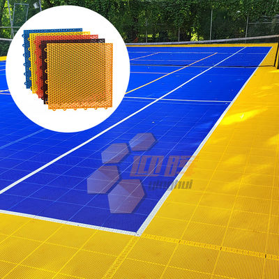 Temporary Interlocking Floor Tiles Commercial Outdoor Baseball Basketball Court Flooring