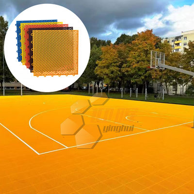 Temporary Interlocking Floor Tiles Commercial Outdoor Baseball Basketball Court Flooring